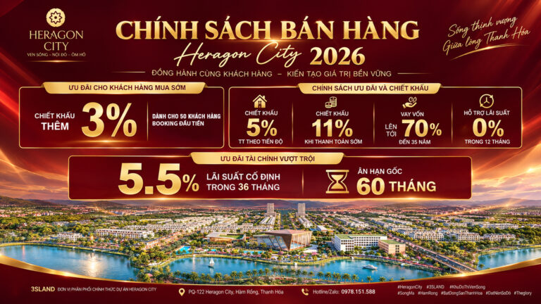 Giá bán Heragon City 2026