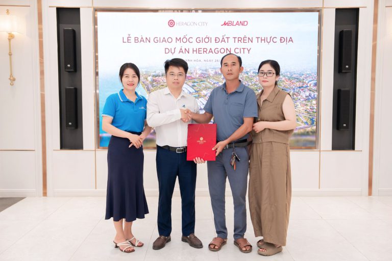 Bàn giao mốc giới thực địa, Heragon City khẳng định nền tảng pháp lý vững chắc